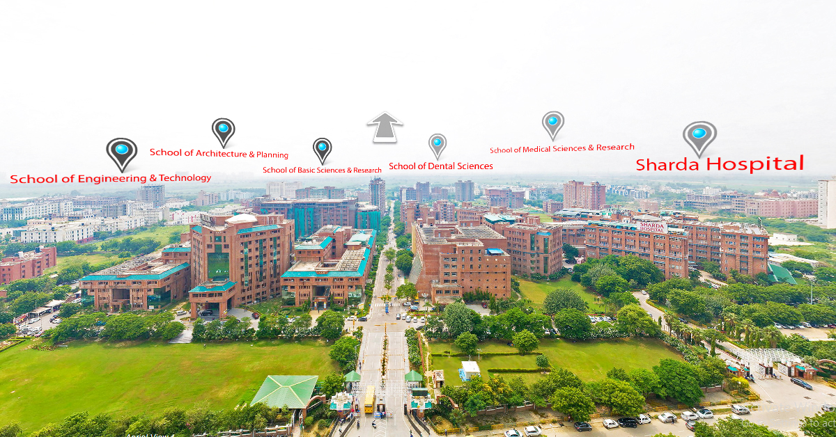 Sharda University campus